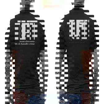 私の夢はすでに実現した メンズTシャツ バックプリント - Kawaiitshirt