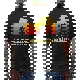 私はむしろゲームをしたい メンズTシャツ バックプリント - Kawaiitshirt