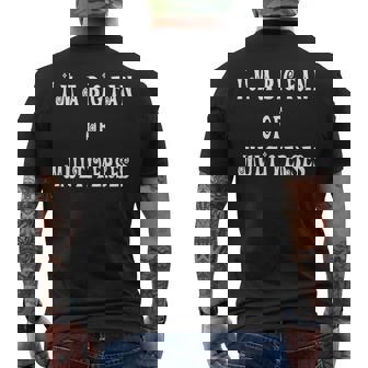 私はマルチバースの大ファンです 長袖tシャツ メンズTシャツ バックプリント - Kawaiitshirt