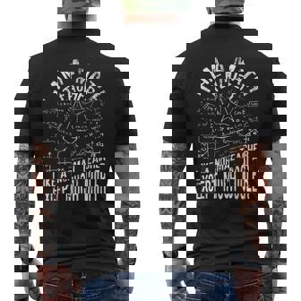 私は数学の先生です先生のための面白い数学 メンズTシャツ バックプリント - Kawaiitshirt