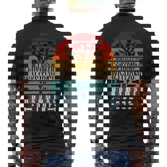 私は金物屋の男たちを長い間ロマンチックな散歩を楽しんでいます メンズTシャツ バックプリント - Kawaiitshirt