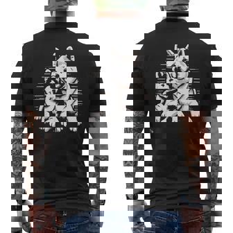 秋田犬 グラフィックtシャツ レディース メンズ メンズTシャツ バックプリント - Kawaiitshirt