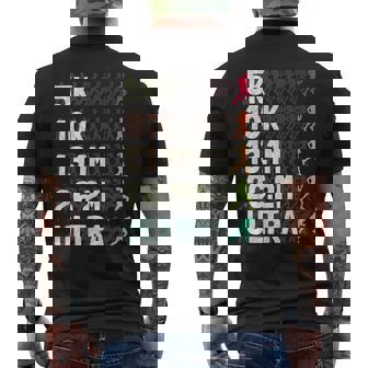 究極のウルトラマラソンランナーランニングスポーツランナーランニング メンズTシャツ バックプリント - Kawaiitshirt