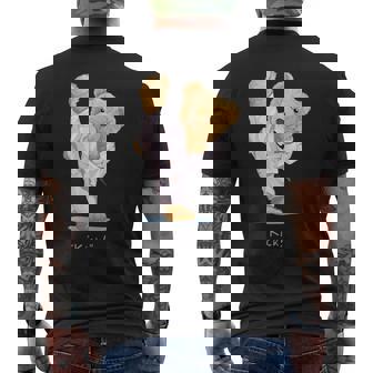 空手 子供用 テディベア テコンドー ボーイズ メンズ メンズTシャツ バックプリント - Kawaiitshirt