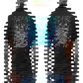 空飛ぶスパゲッティ モンスター パスタファリ パスタファリズム Fsm レトロ メンズTシャツ バックプリント - Kawaiitshirt