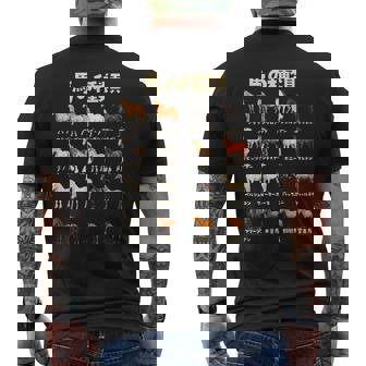 競馬 馬tシャツ 馬の種類 おもしろ ウマ レース 馬 乗馬 競馬 面白いtシャツ メンズ グッズ ネタ 大人 男性 メンズTシャツ バックプリント - Kawaiitshirt