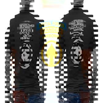 米国特殊部隊 -Fレンジャータブ -Ocomパッチ メンズTシャツ バックプリント - Kawaiitshirt
