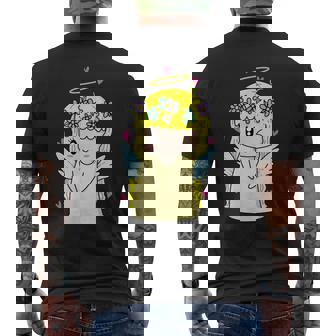 純度のエンジェルキャリア メンズTシャツ バックプリント - Kawaiitshirt