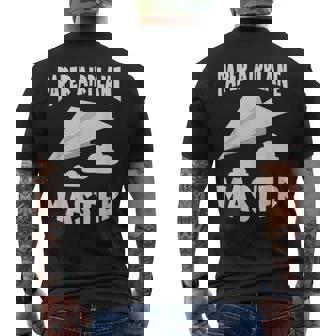 紙飛行機 マスター紙飛行機 航空機 メンズTシャツ バックプリント - Kawaiitshirt