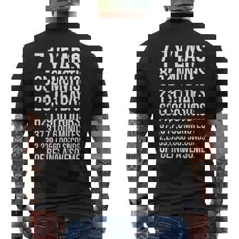 素晴らしい71歳の誕生日ギフト 面白い71歳の誕生日 メンズTシャツ バックプリント - Kawaiitshirt