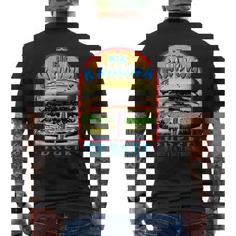 素晴らしいビッグカフナバーガー メンズTシャツ バックプリント - Kawaiitshirt