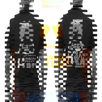 結婚10周年記念ギフト Cheers Amazing Years Married メンズTシャツ バックプリント - Kawaiitshirt