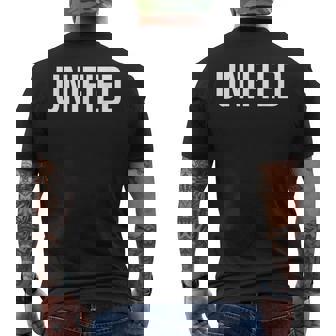 統一 メンズTシャツ バックプリント - Kawaiitshirt