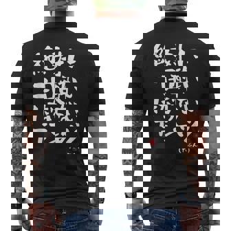 絶対に二日酔いにならない 二日酔い防止 ゲン担ぎ ネタ おもしろ 酒好き お酒好き ジョーク 願掛け メンズTシャツ バックプリント - Kawaiitshirt