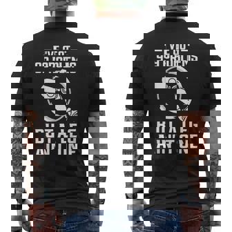 義足 I've Got 99 Problems But A Leg Ain't One メンズTシャツ バックプリント - Kawaiitshirt