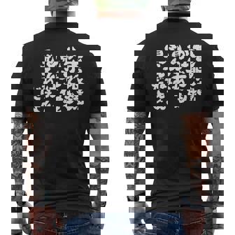 老眼鏡のユーモア メンズTシャツ バックプリント - Kawaiitshirt