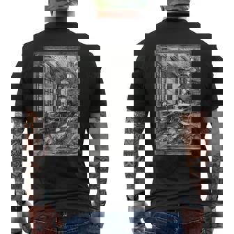 聖ジェロームの研究 アルブレヒト・デューラー ゴシック中世美術 メンズTシャツ バックプリント - Kawaiitshirt