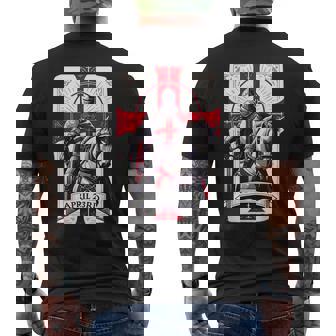 聖ジョージの日 4月23日 愛国的な衣装のアイデア イギリス メンズTシャツ バックプリント - Kawaiitshirt