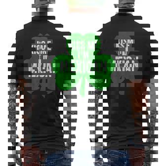聖パトリックデー 面白いギフト Kiss Me I'm Mexican メンズTシャツ バックプリント - Kawaiitshirt