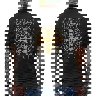 聖ベネディクト勲章 キリスト教の祈り メンズTシャツ バックプリント - Kawaiitshirt