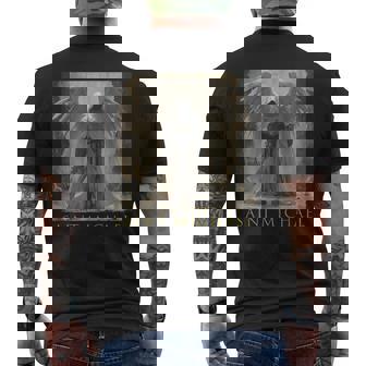 聖ミカエル 大天使 メンズTシャツ バックプリント - Kawaiitshirt