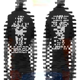 股関節置換術を受け入れた人生 股関節置換手術 メンズTシャツ バックプリント - Kawaiitshirt