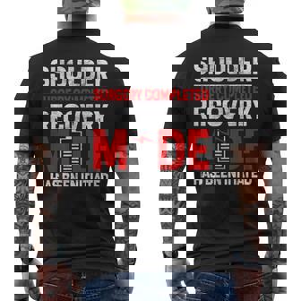 肩の手術 怪我 回復 リハビリ 骨折 骨折 メンズTシャツ バックプリント - Kawaiitshirt