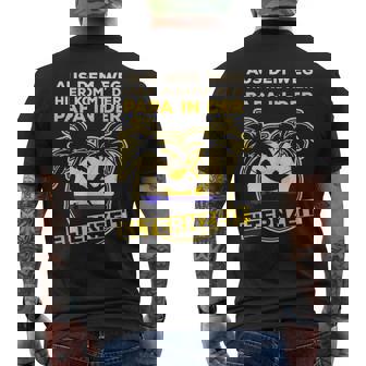 メンズ 育児休暇 父親 育児休暇中のお父さん メンズTシャツ バックプリント - Kawaiitshirt