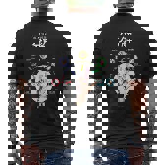 腐敗の段階 法医学 監察医 病理学エンバーマー 葬儀ディレクター メンズTシャツ バックプリント - Kawaiitshirt