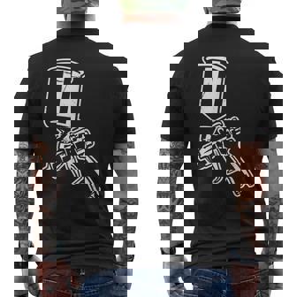 自動車噴霧器 車体 自動車塗装業者 メンズTシャツ バックプリント - Kawaiitshirt