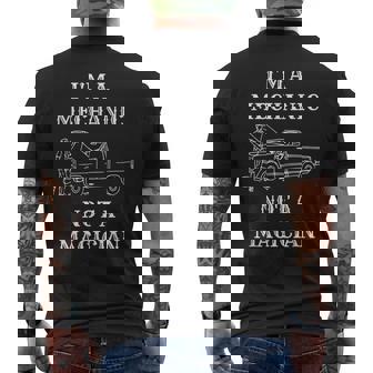 自動車整備士、自動車整備士、自動車整備士 メンズTシャツ バックプリント - Kawaiitshirt