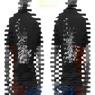 自由の女神猫 Nycプライド メンズTシャツ バックプリント - Kawaiitshirt