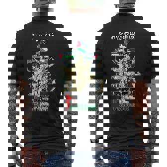 自由パレスチナガザパレスチナ国旗 アラビア語 メンズTシャツ バックプリント - Kawaiitshirt