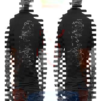 自転車 ツーリング サイクリング サイクリスト メンズTシャツ バックプリント - Kawaiitshirt