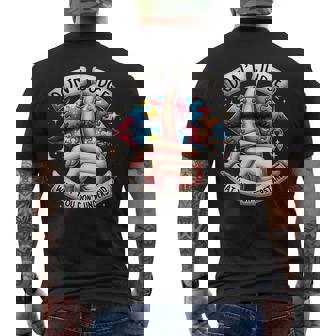 自閉症啓発唇を理解していないことを判断しないでください メンズTシャツ バックプリント - Kawaiitshirt