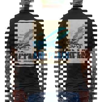 航空機愛好家のためのクールな旅客機飛行機コスチューム。 メンズTシャツ バックプリント - Kawaiitshirt