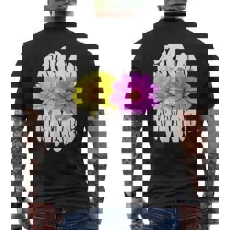 花 可愛い 自然からの贈り物 From Natre メンズTシャツ バックプリント - Kawaiitshirt