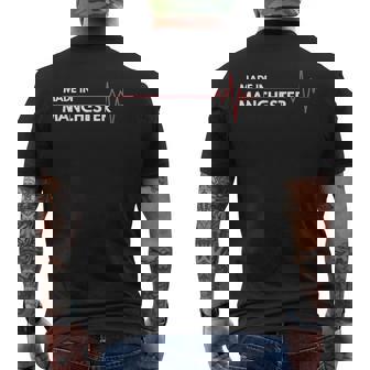 英国マンチェスター生まれ バースプレイスシティ メンズTシャツ バックプリント - Kawaiitshirt