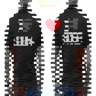 蕎麦大好き メンズTシャツ バックプリント - Kawaiitshirt