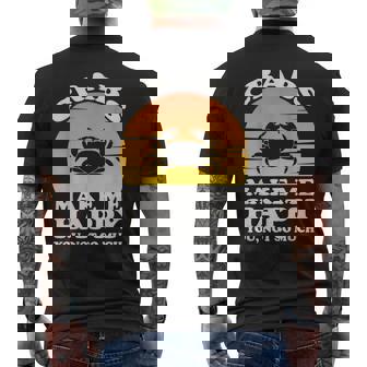 蟹は私を幸せにする カニ服 カニ メンズTシャツ バックプリント - Kawaiitshirt