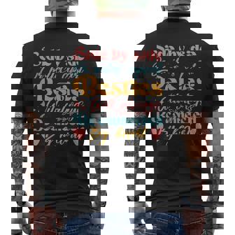 親友はいつも心でつながっています メンズTシャツ バックプリント - Kawaiitshirt