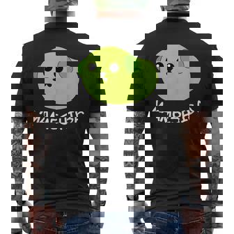 豆柴 枝豆豆 可愛い メンズTシャツ バックプリント - Kawaiitshirt