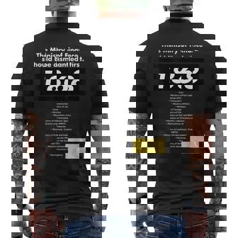 財務省解体dissolution Of The Ministry Of Finance メンズTシャツ バックプリント - Kawaiitshirt