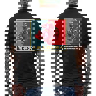 赤べこ 面白いtシャツ 牛 ウシ 福島県 会津 メンズ おもしろ グッズ 面白い 服 ネタ 日本 名産 メンズTシャツ バックプリント - Kawaiitshirt