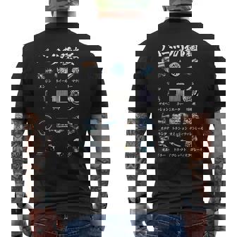 車 面白いtシャツ パーツの種類 自動車 おもしろ ネタ 文字入り 大人 メンズ おもしろグッズ 車いじり メンズTシャツ バックプリント - Kawaiitshirt