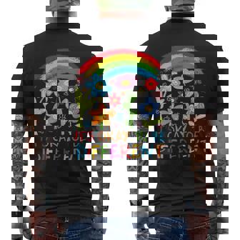 違う虹の花でも大丈夫 メンズTシャツ バックプリント - Kawaiitshirt