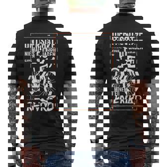 還暦 ロードバイク 自転車 言い回し サイクリング メンズTシャツ バックプリント - Kawaiitshirt