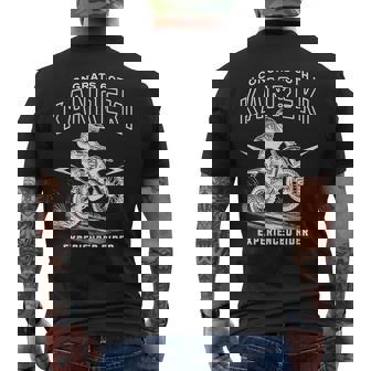 還暦祝い バイク好きな60歳の記念 お祝い オフロード、モトクロスバイク メンズTシャツ バックプリント - Kawaiitshirt