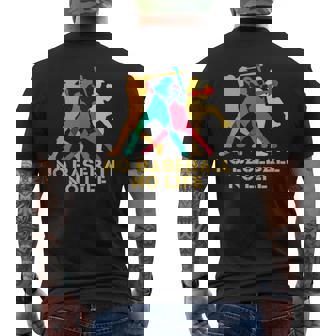 野球 面白いtシャツ おもしろ 文字入り 服 No Baseball No Life ベースボール 文字 ネタ メンズ メンズTシャツ バックプリント - Kawaiitshirt