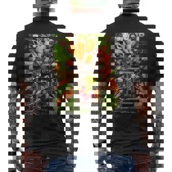 野菜農場フレッシュオーガニック野菜 メンズTシャツ バックプリント - Kawaiitshirt